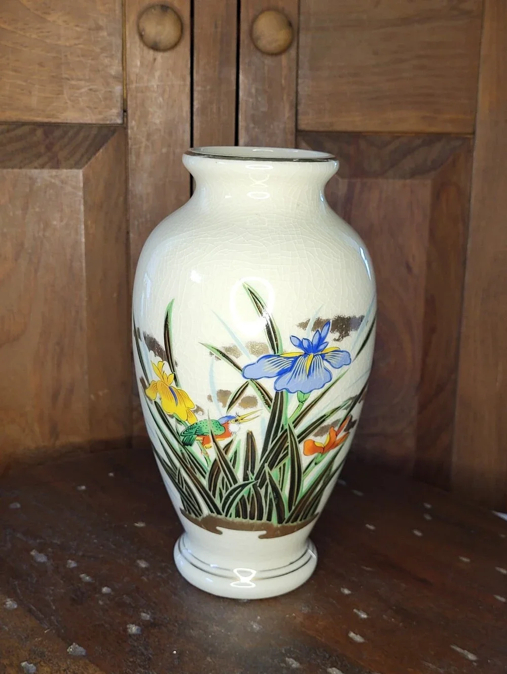 Vintage Floral Vase